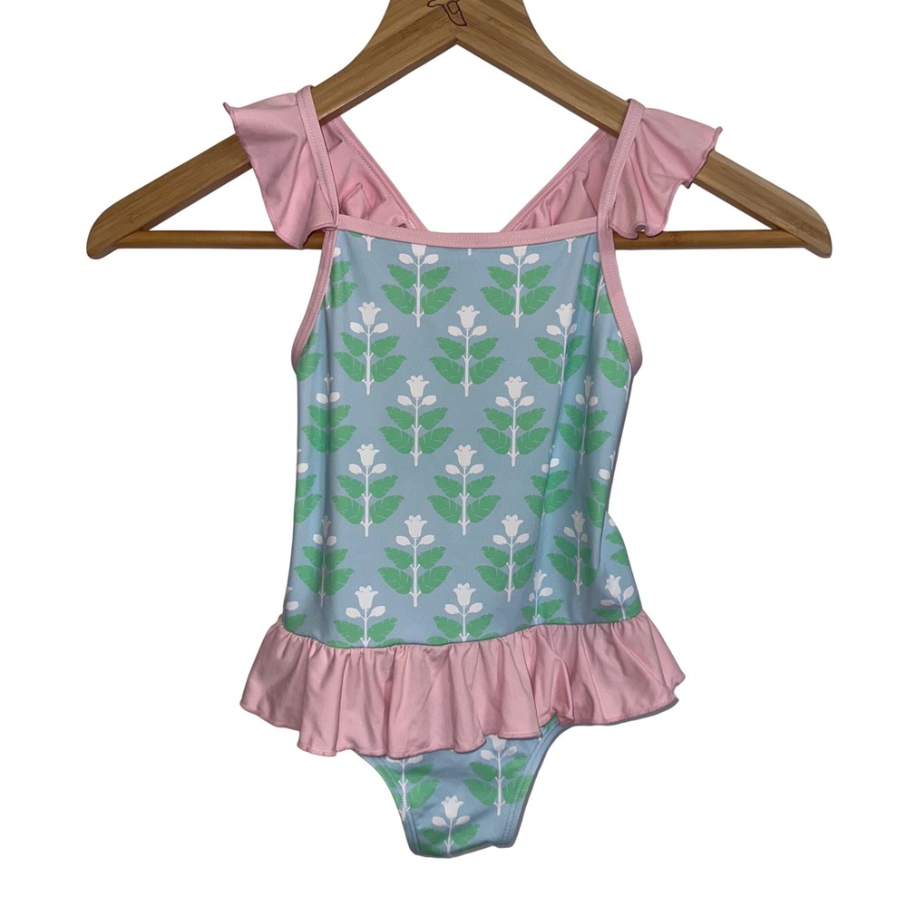 TBBC The Beaufort Bonnet Company St Lucia Swimsuit in Hanover Hand Block Size 5